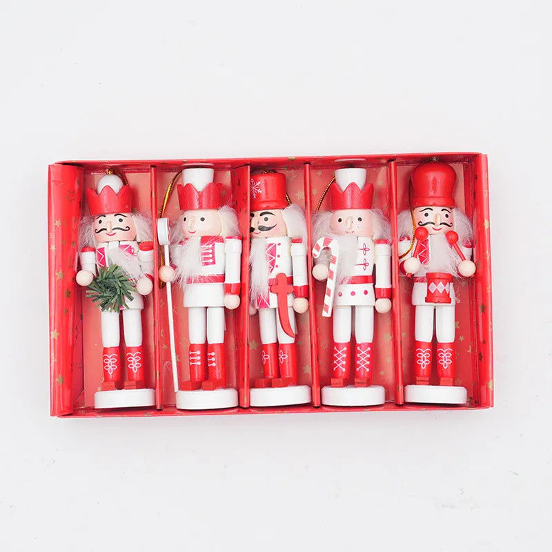 Christmas Cute Soldier Wood Party Festival Ornaments