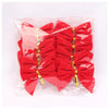 Christmas Decoration Flocking Bow Christmas Tree Small Pendant 5.5cm Bow Christmas Supplies 12/Package Spot