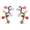 Christmas Element Earrings Creative Funny Rice Beads Snowman Earrings Diamond Bells Christmas Tree Earrings