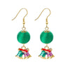 Christmas Elk Christmas Tree Cartoon Bell Santa Claus Earrings Wholesale Nihaojewelry