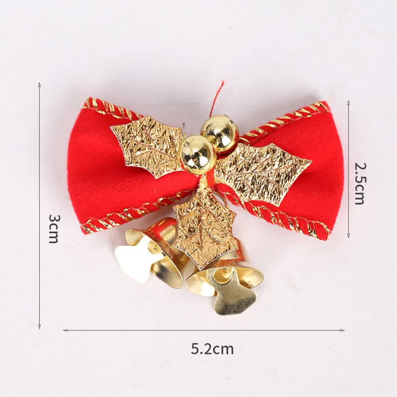 Christmas Ethnic Style Bow Knot Cloth Holiday Daily Decorative Props