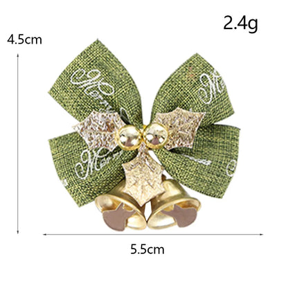 Christmas Ethnic Style Bow Knot Cloth Holiday Daily Decorative Props