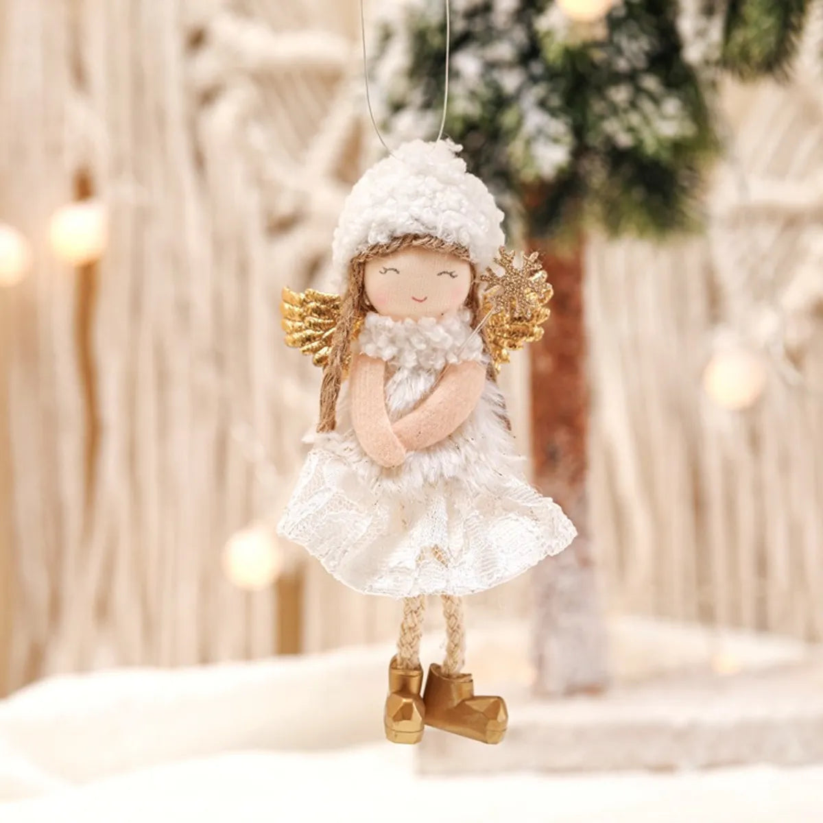 Christmas Fashion Angel Cloth Party Hanging Ornaments 1 Piece