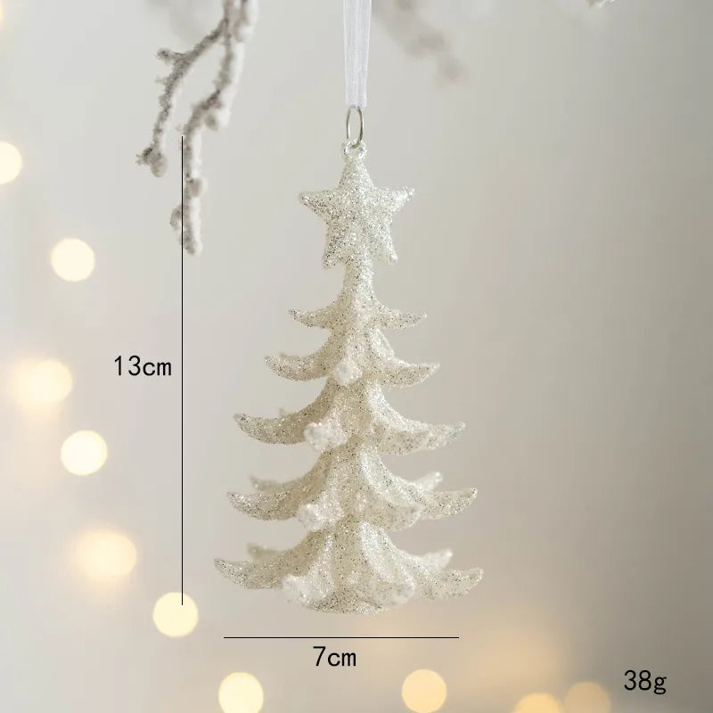 Christmas Fashion Bell Plastic Party Hanging Ornaments