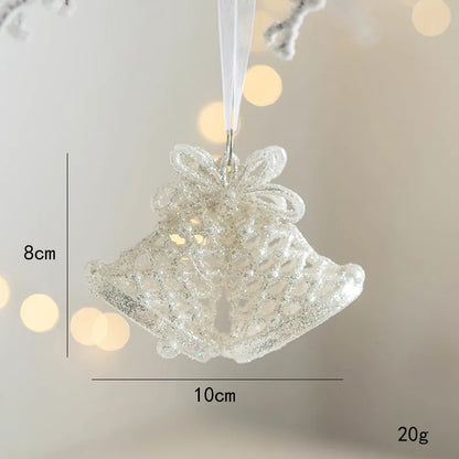 Christmas Fashion Bell Plastic Party Hanging Ornaments