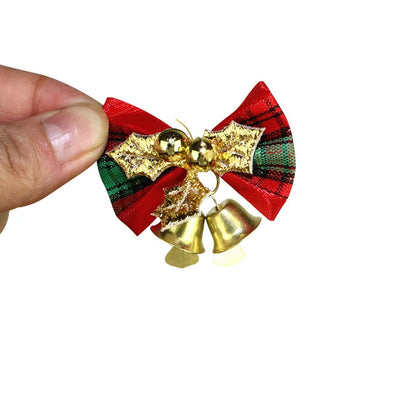 Christmas Fashion Bow Knot Cloth Party Decorative Props 1 Piece