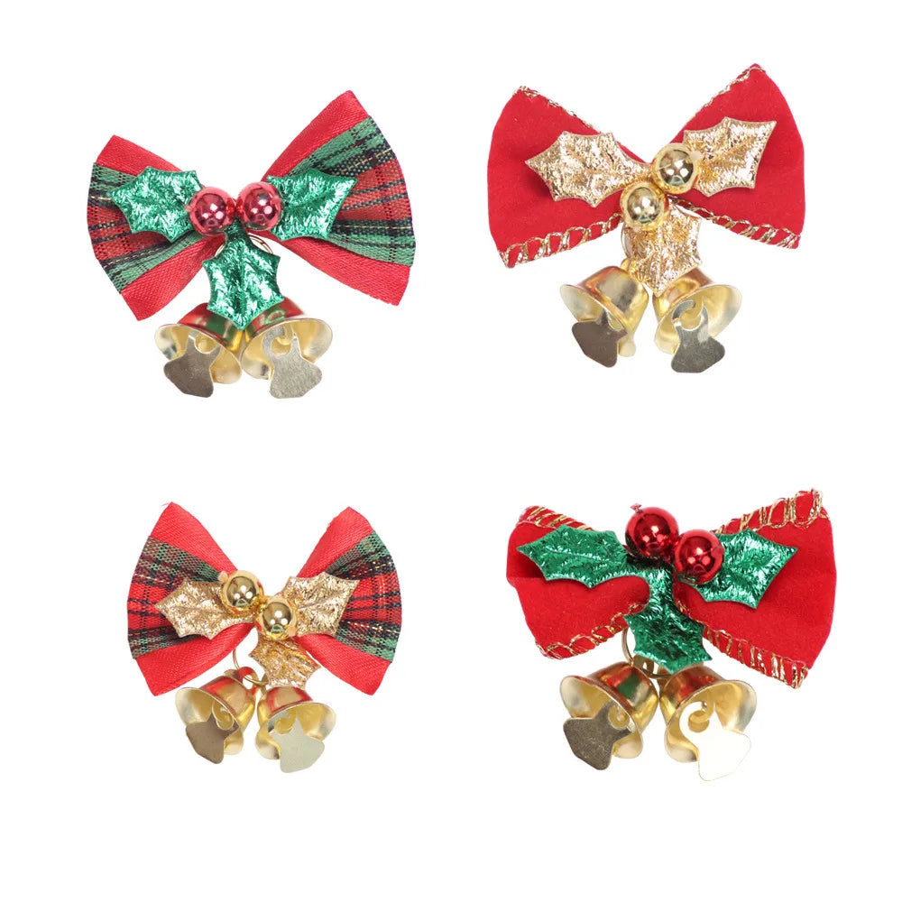 Christmas Fashion Bow Knot Cloth Party Decorative Props 1 Piece