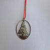 Christmas Fashion Christmas Tree Metal Party Hanging Ornaments 1 Piece