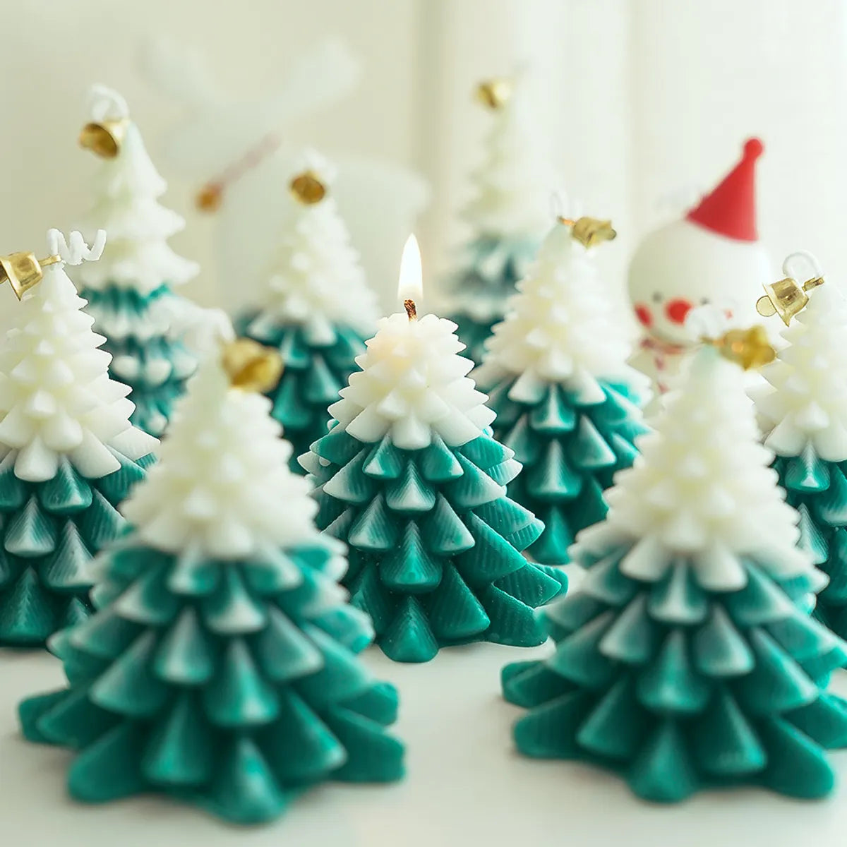 Christmas Fashion Christmas Tree Paraffin Daily Candle 1 Piece