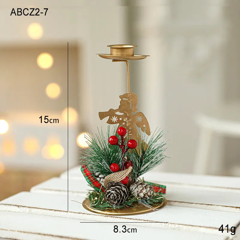 Christmas Fashion Christmas Tree Star Wood Iron Party Decorative Props