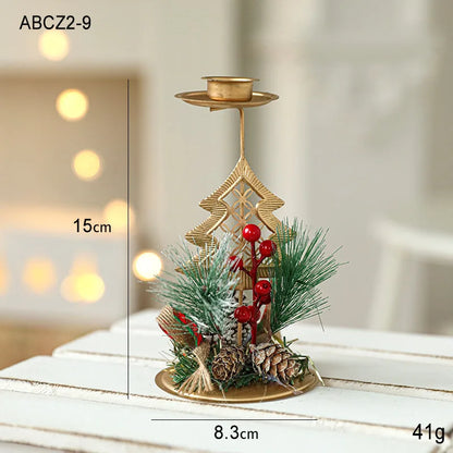 Christmas Fashion Christmas Tree Star Wood Iron Party Decorative Props