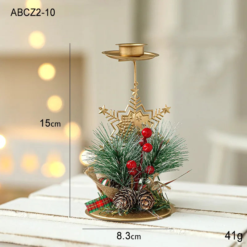 Christmas Fashion Christmas Tree Star Wood Iron Party Decorative Props