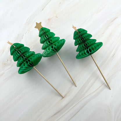 Christmas Fashion Christmas Tree Wood Party Decorative Bamboo Skewers 1 Piece