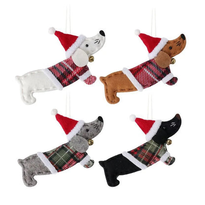 Christmas Fashion Dog Nonwoven Party Hanging Ornaments 1 Piece