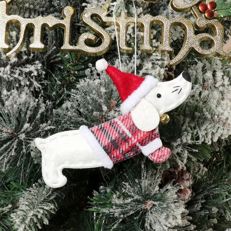 Christmas Fashion Dog Nonwoven Party Hanging Ornaments 1 Piece