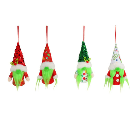 Christmas Fashion Doll Plastic Cloth Party Decorative Props 1 Piece