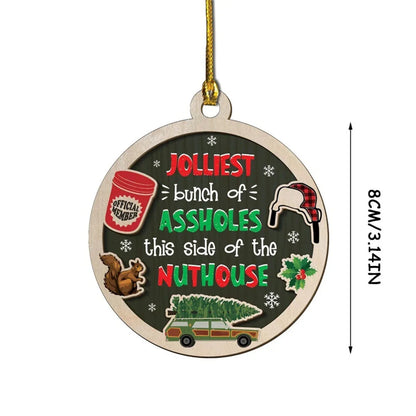 Christmas Fashion Letter Wood Party Hanging Ornaments 1 Piece