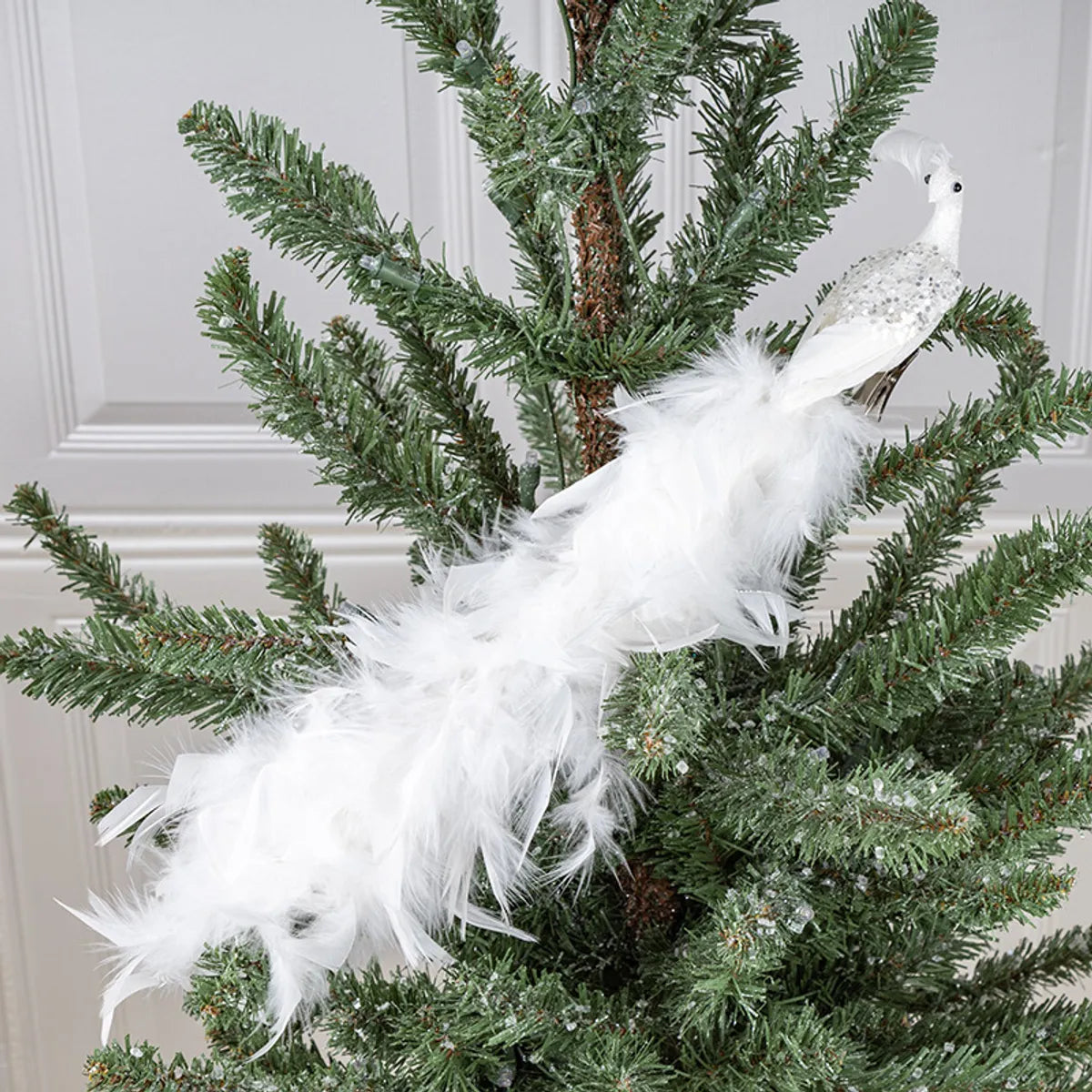 Christmas Fashion Peacock Feather Party Decorative Props 1 Piece