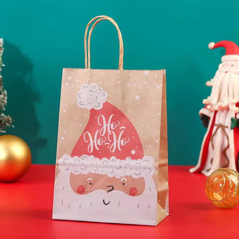 Christmas Fashion Santa Claus Letter Kraft Paper Festival Gift Wrapping Supplies 1 Piece