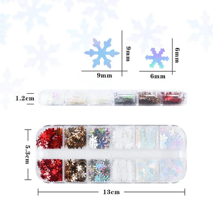 Christmas Fashion Snowflake Pet Nail Decoration Accessories