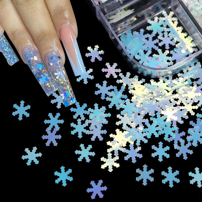 Christmas Fashion Snowflake Pet Nail Decoration Accessories