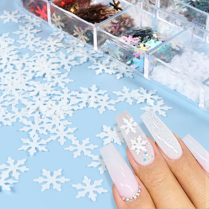 Christmas Fashion Snowflake Pet Nail Decoration Accessories