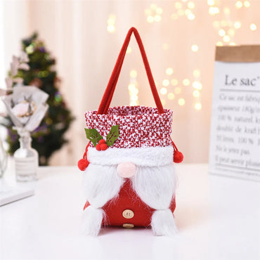 Christmas Fashion Solid Color Cloth Party Gift Bags 1 Piece