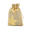 Christmas Fashion Star Snowflake Linen Daily Gift Bags