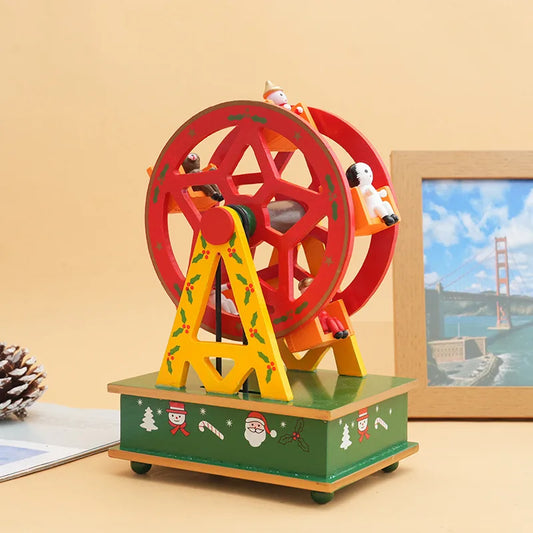 Christmas IG Style Cute Ferris Wheel Wood Party Festival Ornaments