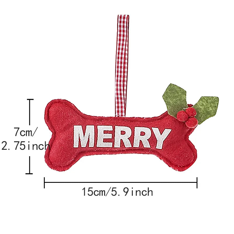 Christmas IG Style Cute Letter Unforgettable Cloth Nonwoven Party Festival Hanging Ornaments