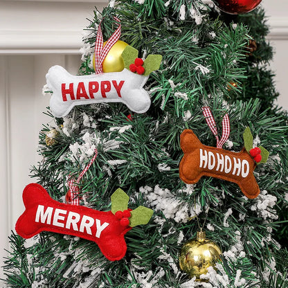 Christmas IG Style Cute Letter Unforgettable Cloth Nonwoven Party Festival Hanging Ornaments