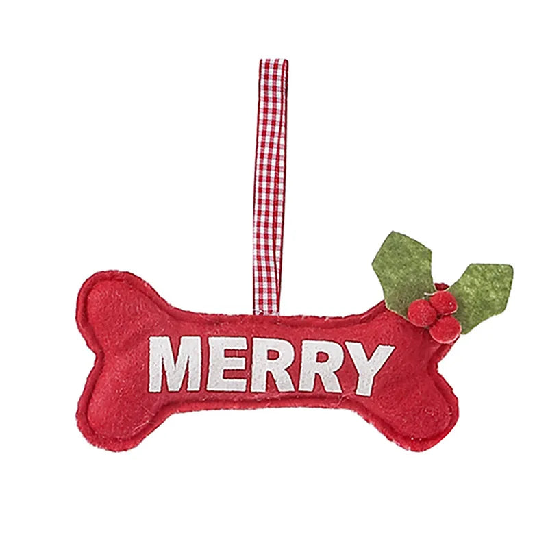 Christmas IG Style Cute Letter Unforgettable Cloth Nonwoven Party Festival Hanging Ornaments