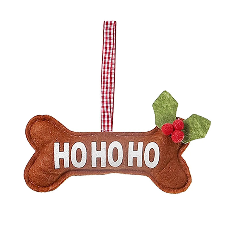 Christmas IG Style Cute Letter Unforgettable Cloth Nonwoven Party Festival Hanging Ornaments