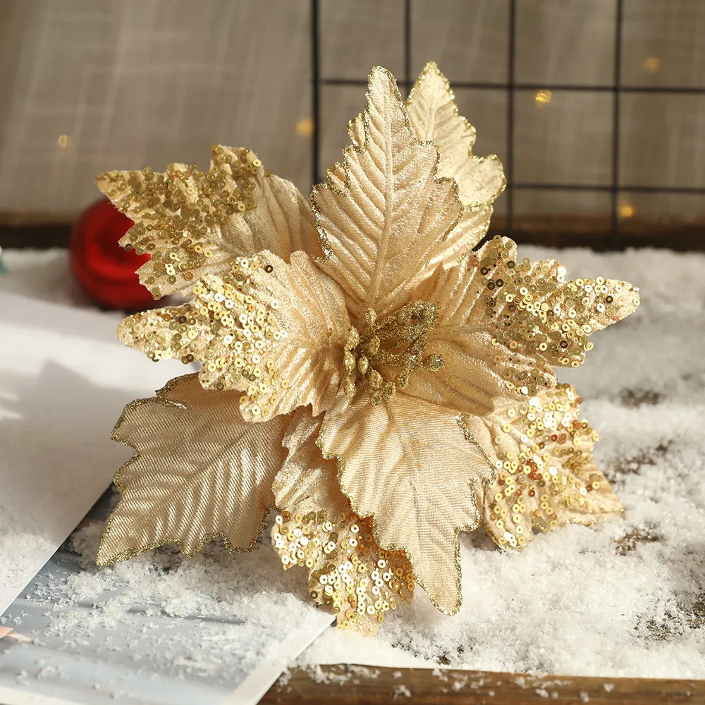 Christmas IG Style Sweet Flower Cloth Party Festival Decorative Props