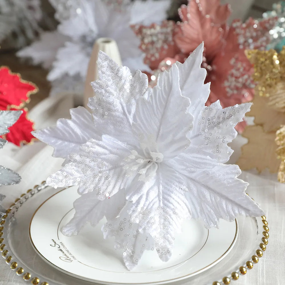 Christmas IG Style Sweet Flower Cloth Party Festival Decorative Props