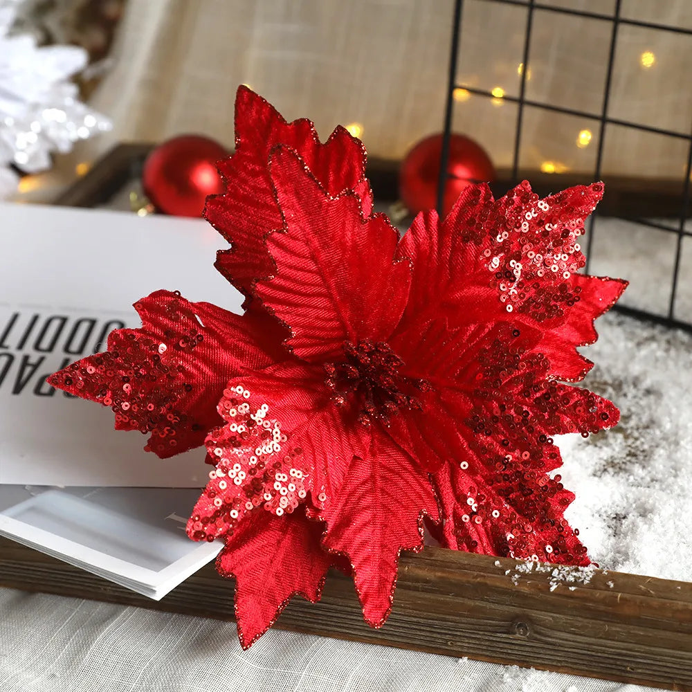 Christmas IG Style Sweet Flower Cloth Party Festival Decorative Props