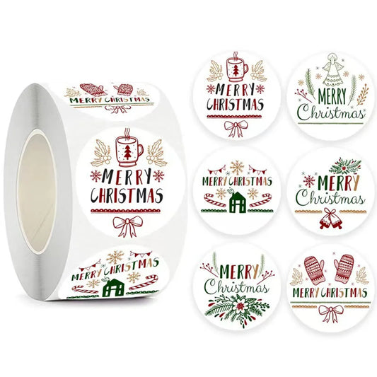 Christmas Letter Paper Party Gift Stickers