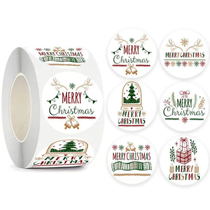 Christmas Letter Paper Party Gift Stickers