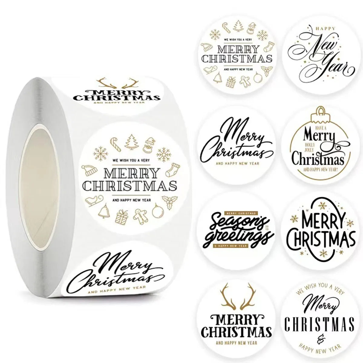 Christmas Letter Paper Party Gift Stickers