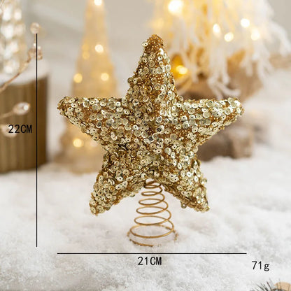 Christmas Luxurious Letter Star Foam Family Gathering Decorative Props 1 Set