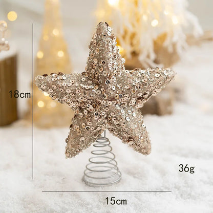 Christmas Luxurious Letter Star Foam Family Gathering Decorative Props 1 Set