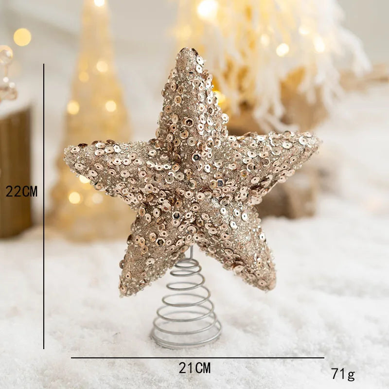 Christmas Luxurious Letter Star Foam Family Gathering Decorative Props 1 Set