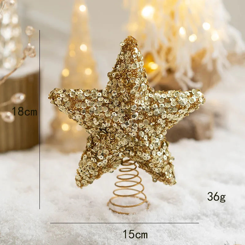 Christmas Luxurious Letter Star Foam Family Gathering Decorative Props 1 Set