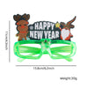 Christmas Modern Style Classic Style Letter Plastic Nonwoven Party Festival Glasses