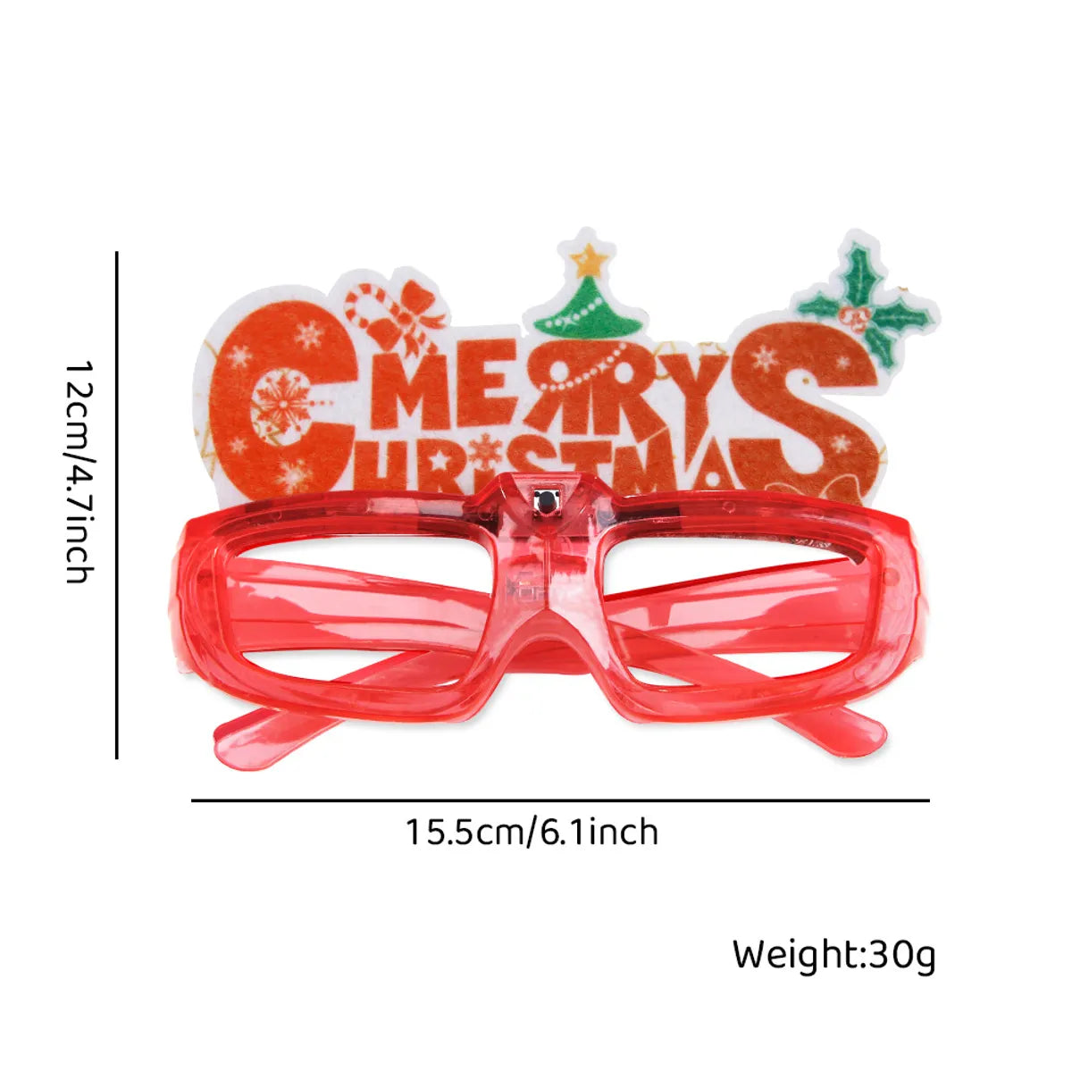 Christmas Modern Style Classic Style Letter Plastic Nonwoven Party Festival Glasses