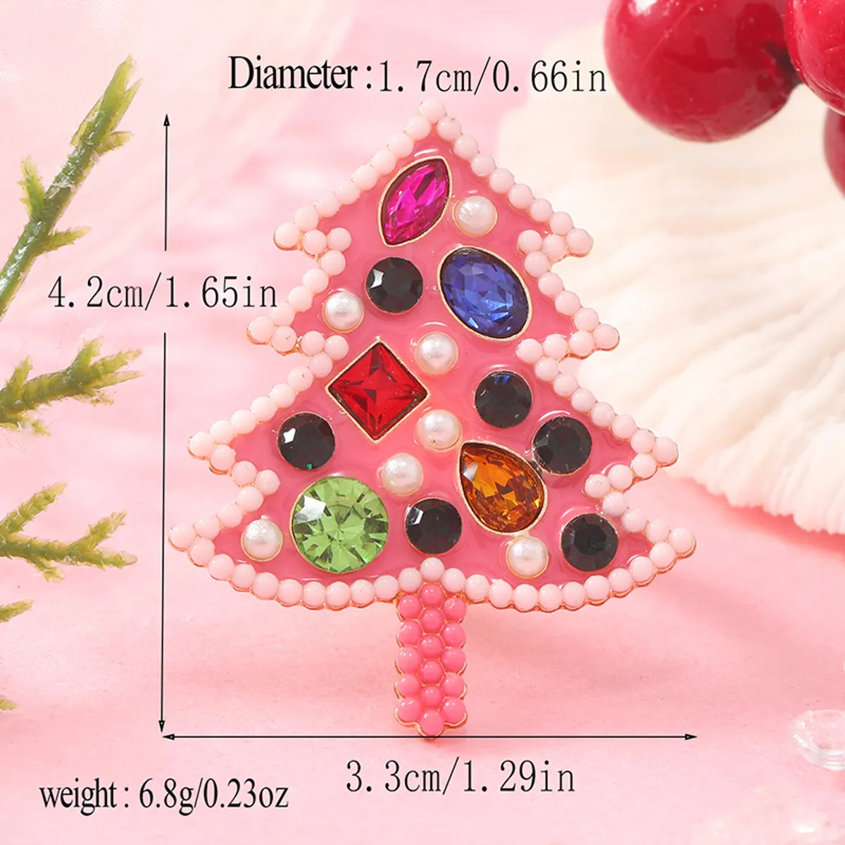 Christmas Modern Style Streetwear Christmas Tree Gold Plated Rhinestones Alloy Wholesale Rings