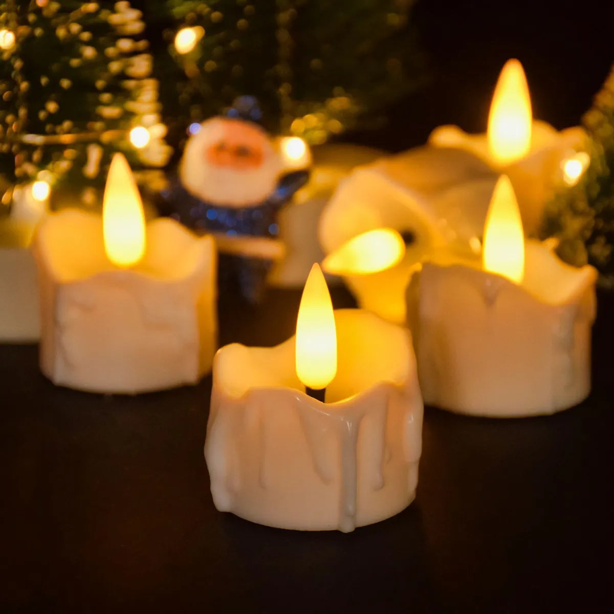 Christmas Nordic Style Classic Style Candle Plastic