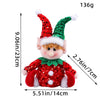 Christmas Nordic Style Cute Elf Cloth Polyester Party Festival Doll Ornaments