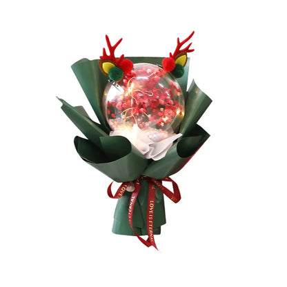 Christmas Nordic Style Cute Modern Style Antlers Arylic Pine Cones Foam Party Festival Bouquet