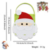 Christmas Nordic Style Cute Modern Style Christmas House Santa Claus Felt Cloth Party Festival Gift Bags